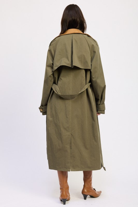 DOUBLE BREASTED TRENCH COAT