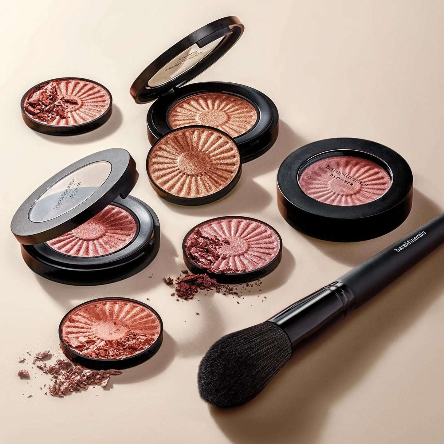 bareMinerals Gen Nude Blonzer, Blush & Bronzer Hybrid, Talc-Free Compact Powder Makeup, Buildable Luminous Finish, All-Day Wear, Rosy-Bronze Shades, Vegan