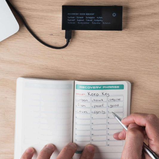 2-Pack Crypto Seed Phrase Storage Stonebook