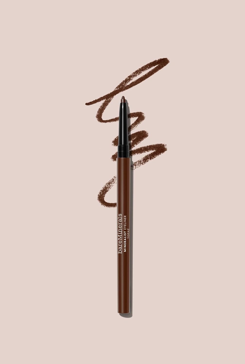 bareMinerals Mineralist Lasting Eyeliner, Mineral-Based Waterproof Eyeliner, Long-Lasting Color, Smudge-Proof, Transfer-Proof, Retractable, Vegan