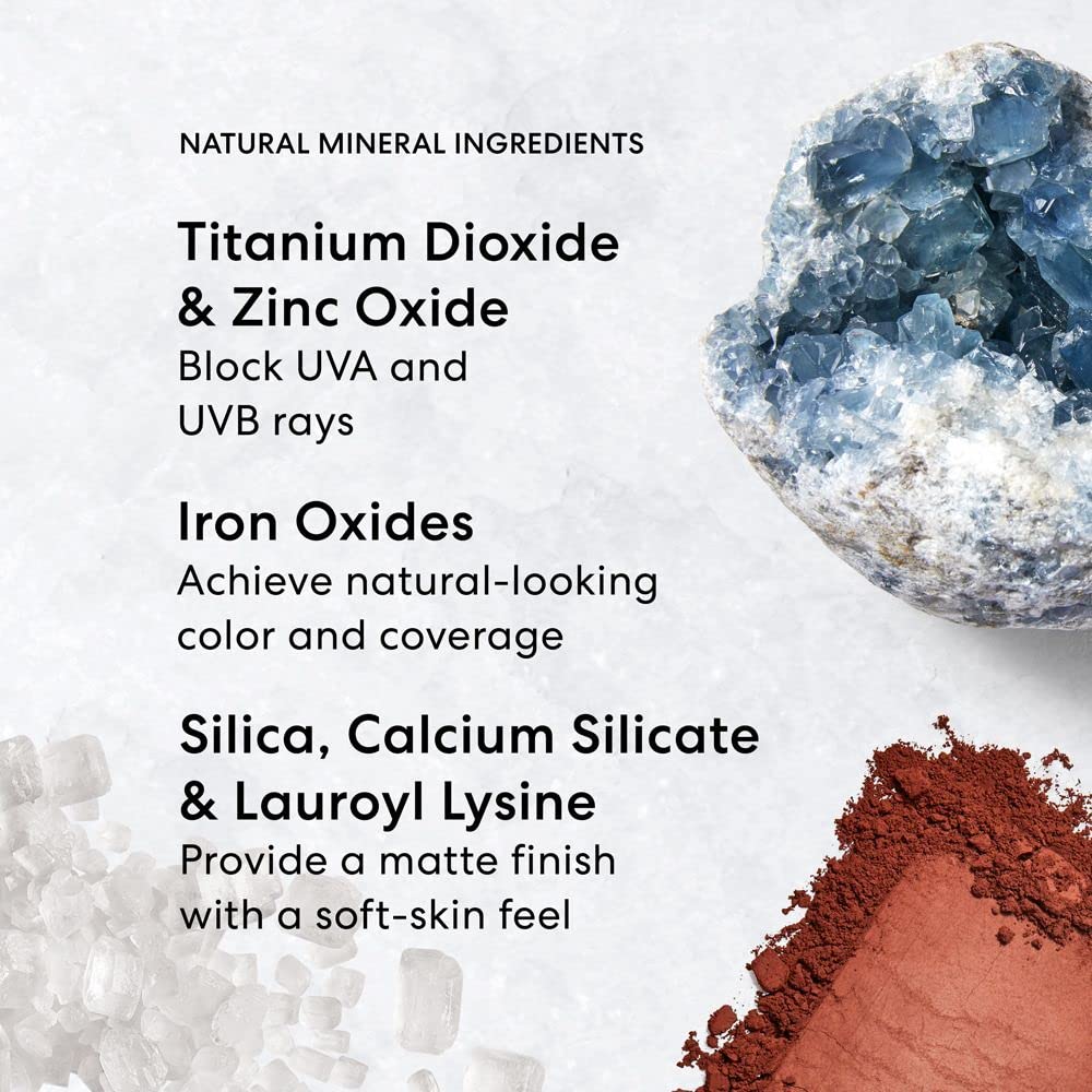 bareMinerals Original Loose Powder Foundation SPF 15, Clean Mineral Powder Face Makeup, Sheer-to-Full Coverage, Talc-Free, Non-Comedogenic, Vegan