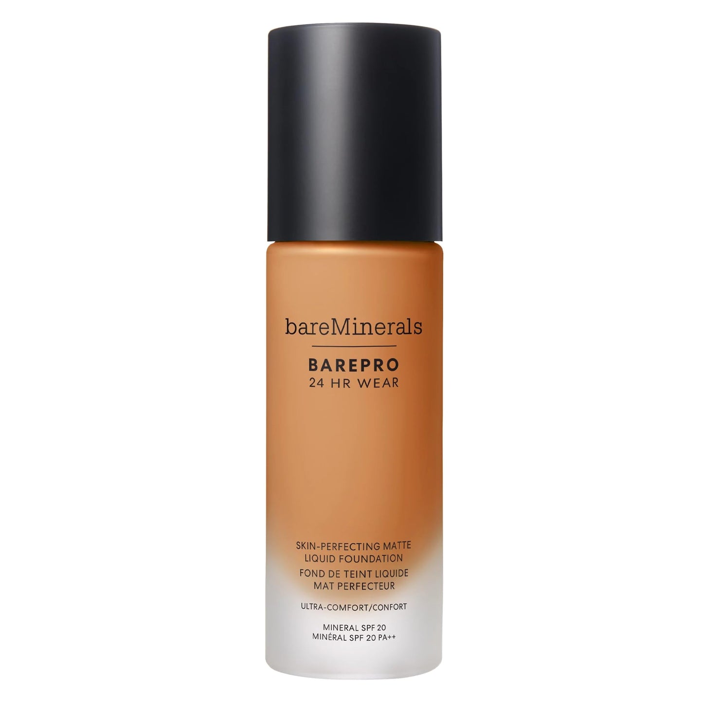bareMinerals Barepro Performance Wear Liquid Foundation SPF 20, Breathable Makeup for Face, Full Coverage, 24HR Wear, Natural Matte Finish, Vegan