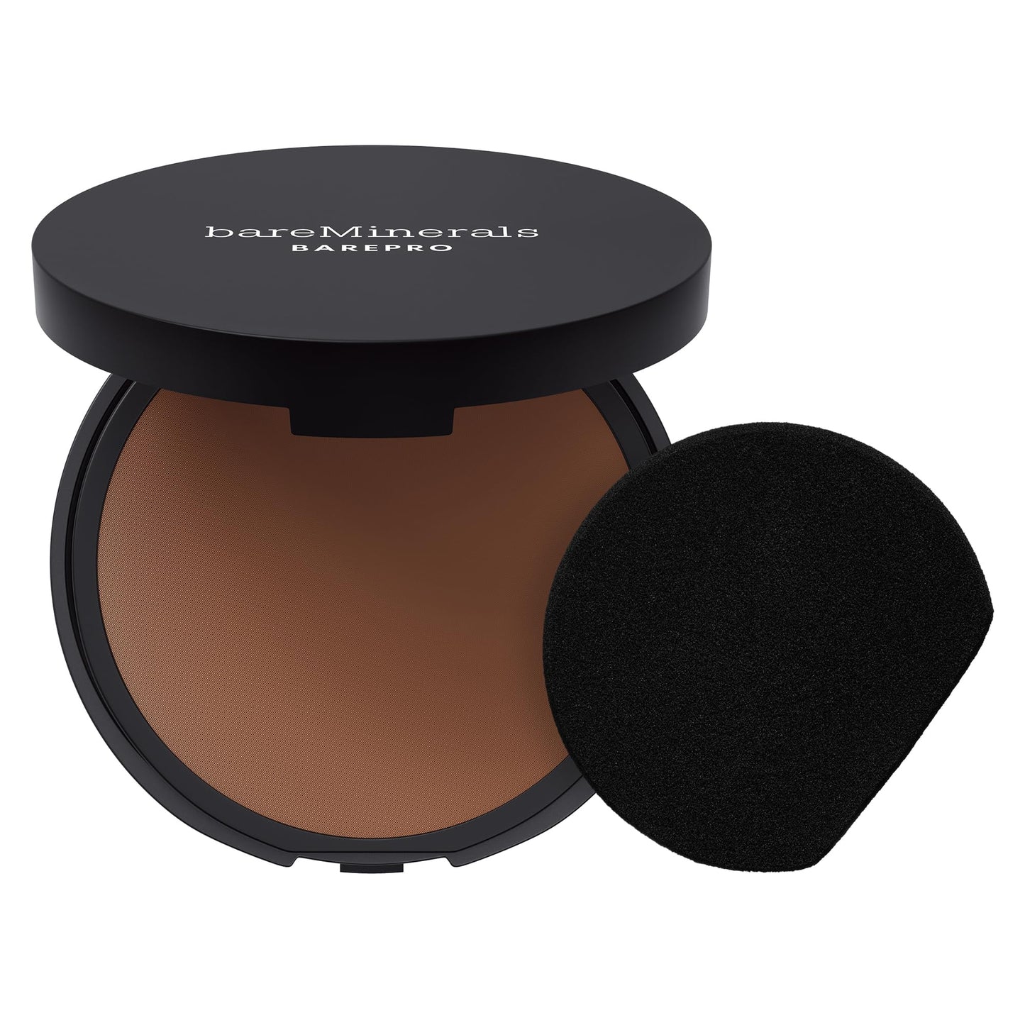 bareMinerals Barepro Skin-Perfecting Powder Foundation, Matte Pressed Powder Foundation Full Coverage with Plant-Based Squalene, Talc-Fee Pressed Powder Compact, Oil Control, Vegan