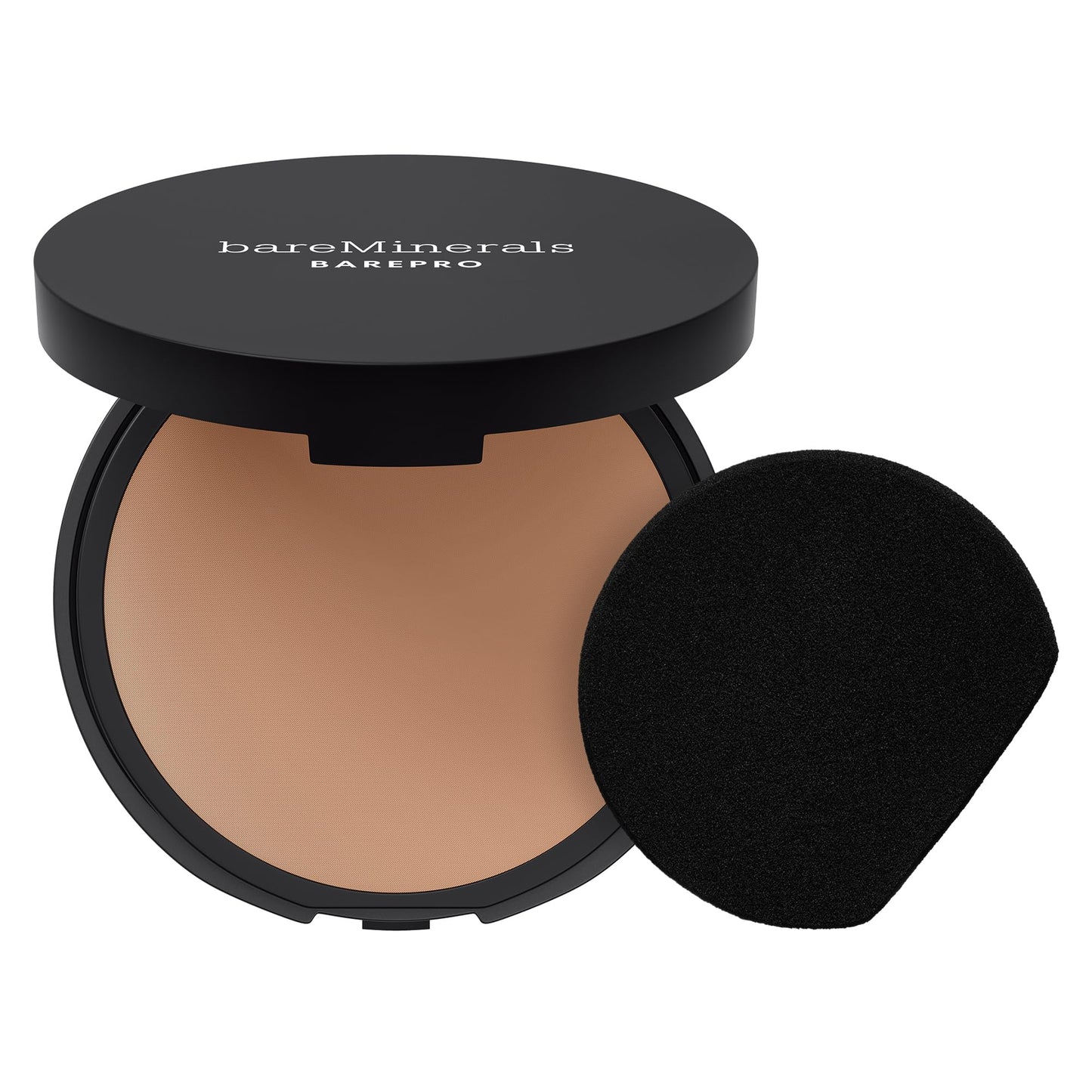 bareMinerals Barepro Skin-Perfecting Powder Foundation, Matte Pressed Powder Foundation Full Coverage with Plant-Based Squalene, Talc-Fee Pressed Powder Compact, Oil Control, Vegan