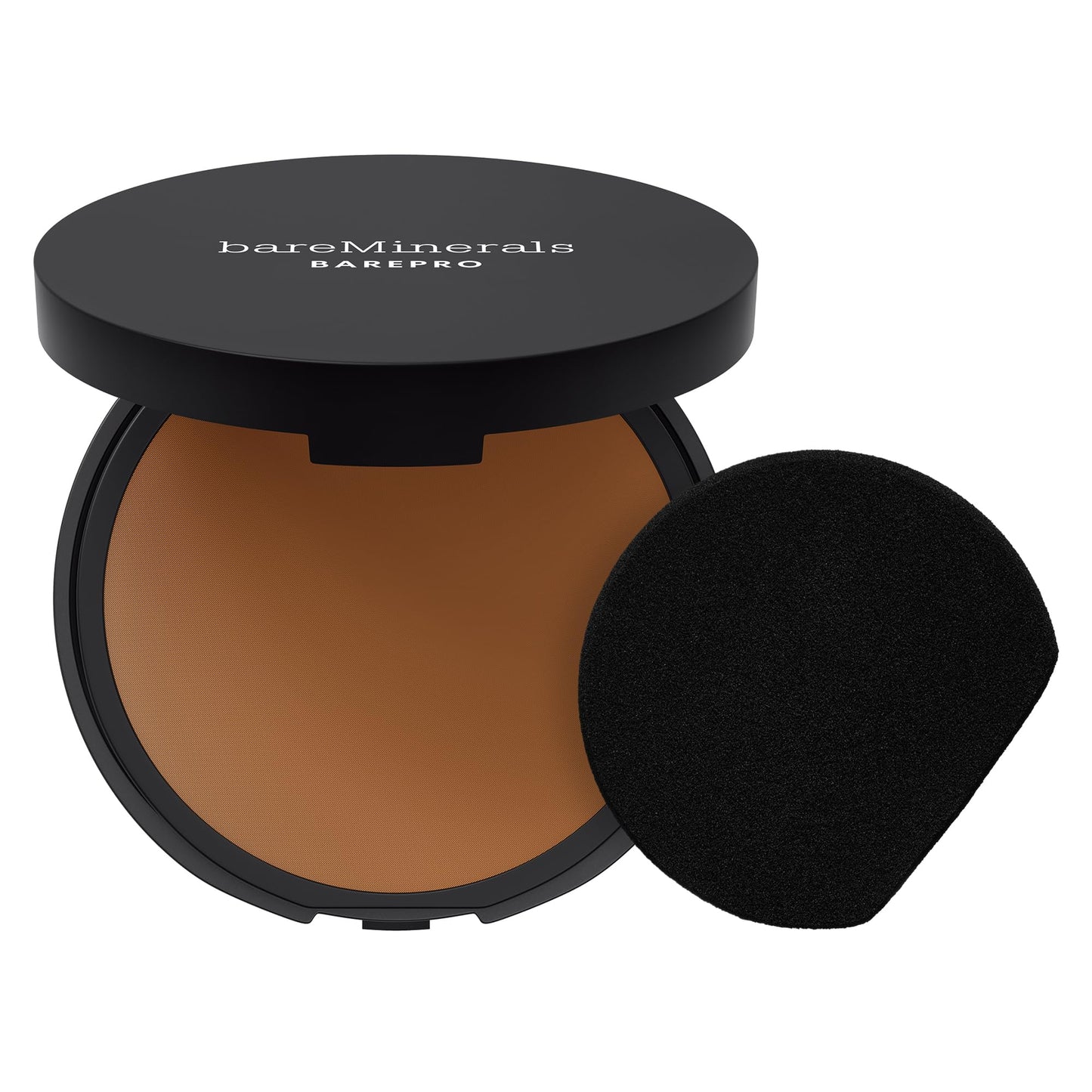 bareMinerals Barepro Skin-Perfecting Powder Foundation, Matte Pressed Powder Foundation Full Coverage with Plant-Based Squalene, Talc-Fee Pressed Powder Compact, Oil Control, Vegan