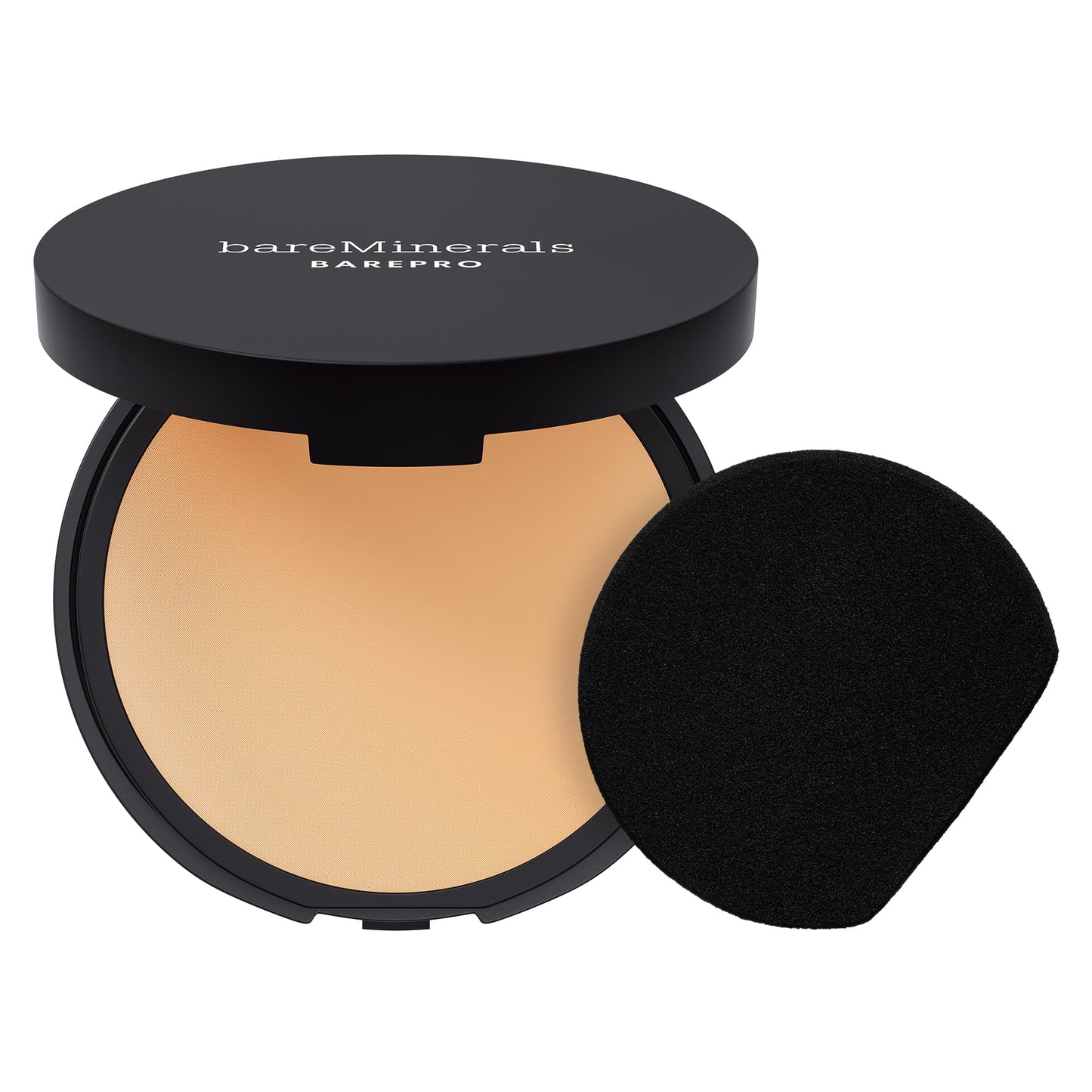 bareMinerals Barepro Skin-Perfecting Powder Foundation, Matte Pressed Powder Foundation Full Coverage with Plant-Based Squalene, Talc-Fee Pressed Powder Compact, Oil Control, Vegan