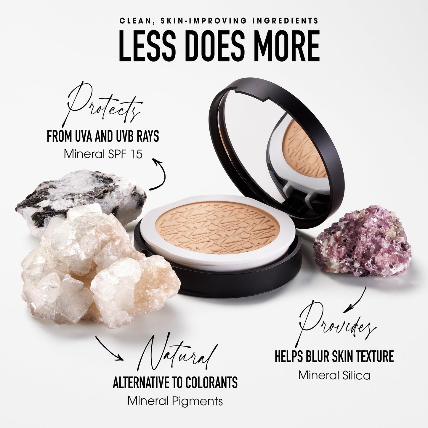 bareMinerals Original Pressed Powder Foundation Mineral SPF 15 – Talc-Free, Luminous Finish, Buildable Coverage, Vegan, Clean Beauty