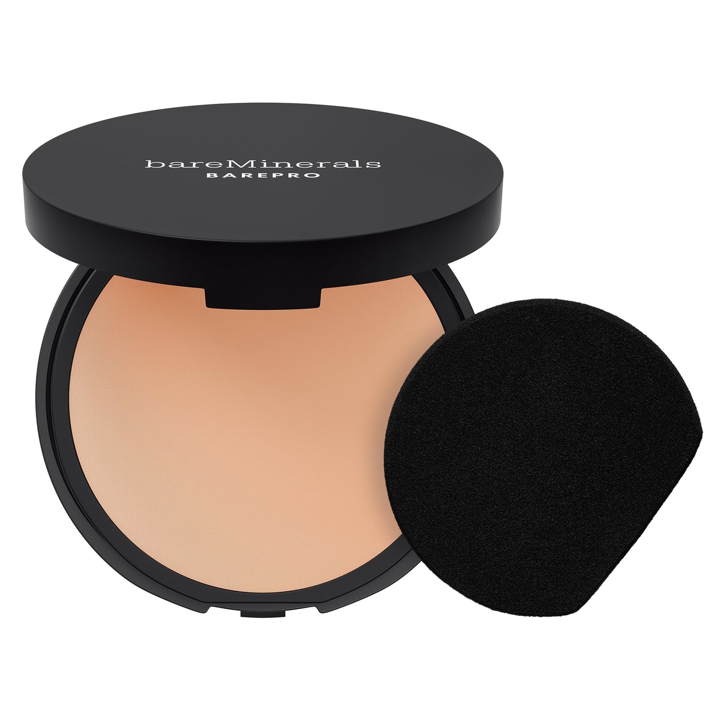 bareMinerals Barepro Skin-Perfecting Powder Foundation, Matte Pressed Powder Foundation Full Coverage with Plant-Based Squalene, Talc-Fee Pressed Powder Compact, Oil Control, Vegan