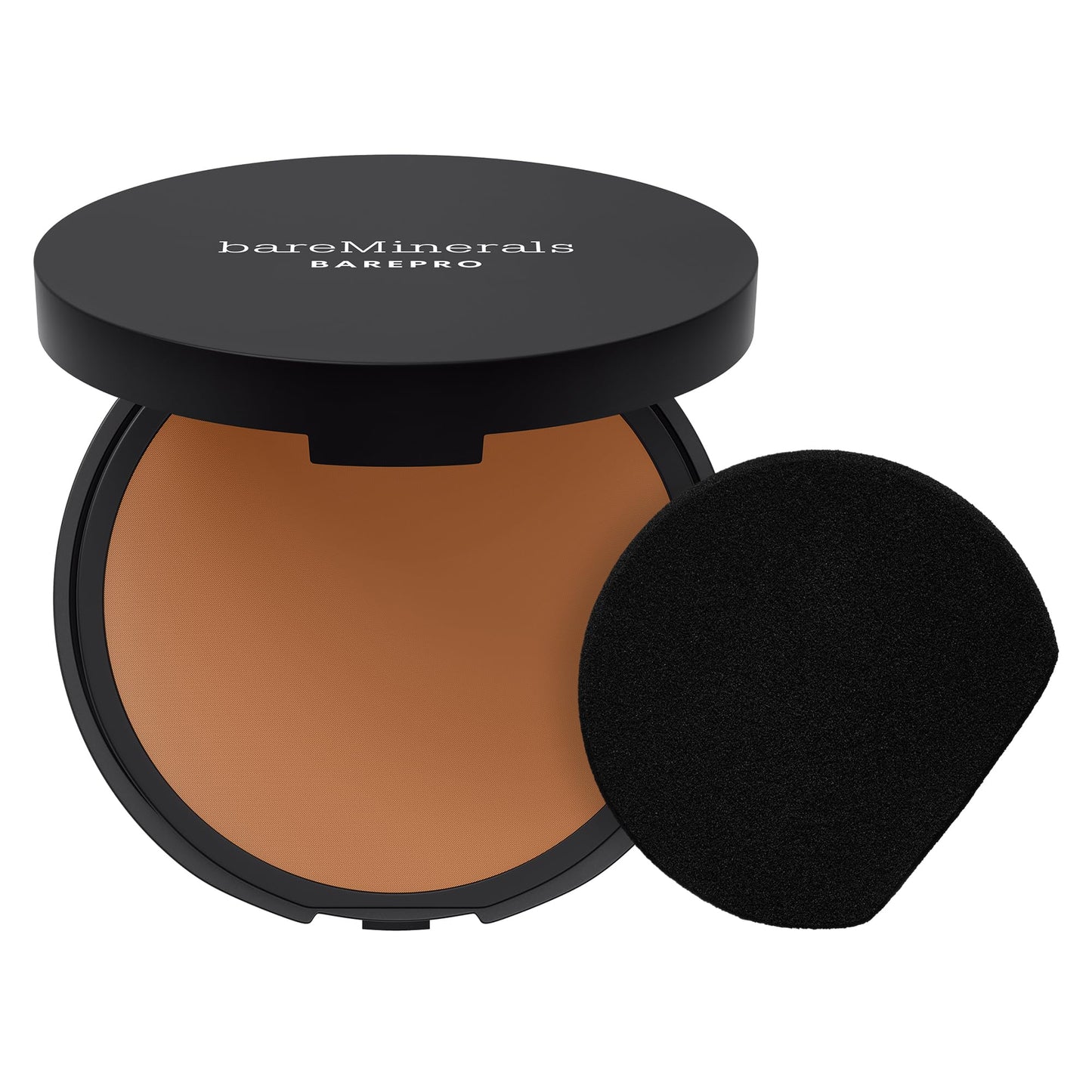 bareMinerals Barepro Skin-Perfecting Powder Foundation, Matte Pressed Powder Foundation Full Coverage with Plant-Based Squalene, Talc-Fee Pressed Powder Compact, Oil Control, Vegan