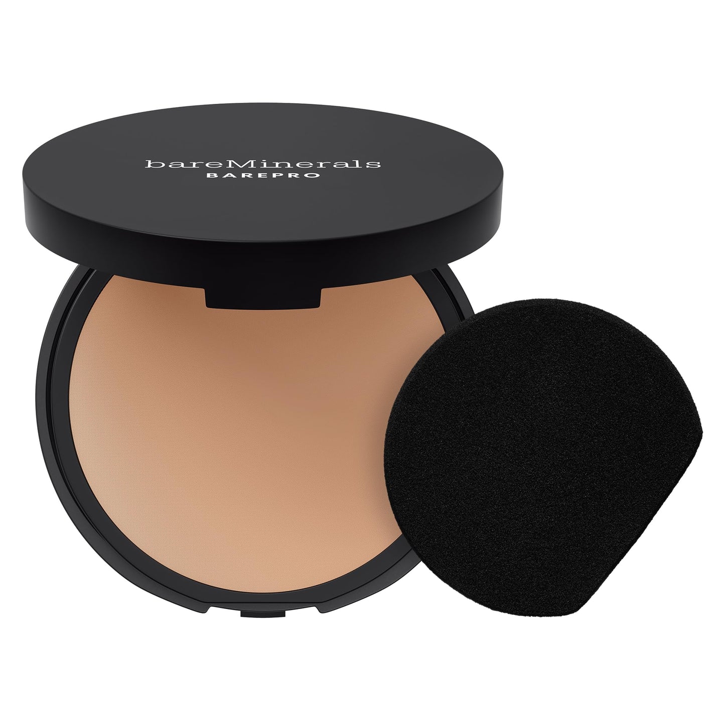 bareMinerals Barepro Skin-Perfecting Powder Foundation, Matte Pressed Powder Foundation Full Coverage with Plant-Based Squalene, Talc-Fee Pressed Powder Compact, Oil Control, Vegan