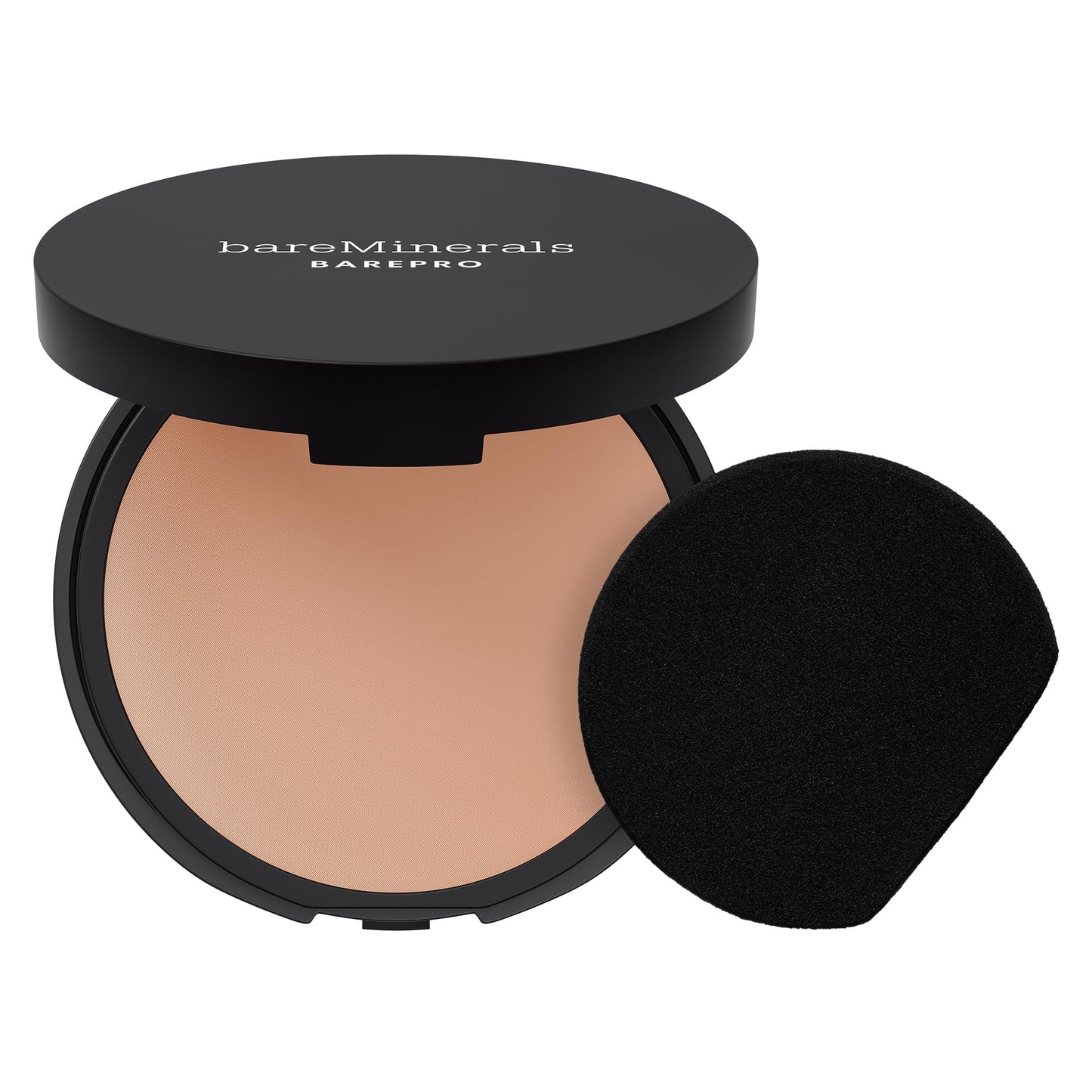 bareMinerals Barepro Skin-Perfecting Powder Foundation, Matte Pressed Powder Foundation Full Coverage with Plant-Based Squalene, Talc-Fee Pressed Powder Compact, Oil Control, Vegan