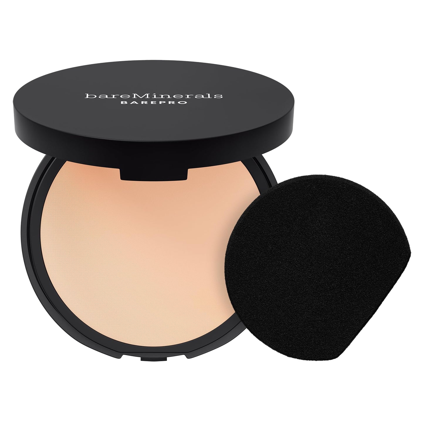 bareMinerals Barepro Skin-Perfecting Powder Foundation, Matte Pressed Powder Foundation Full Coverage with Plant-Based Squalene, Talc-Fee Pressed Powder Compact, Oil Control, Vegan