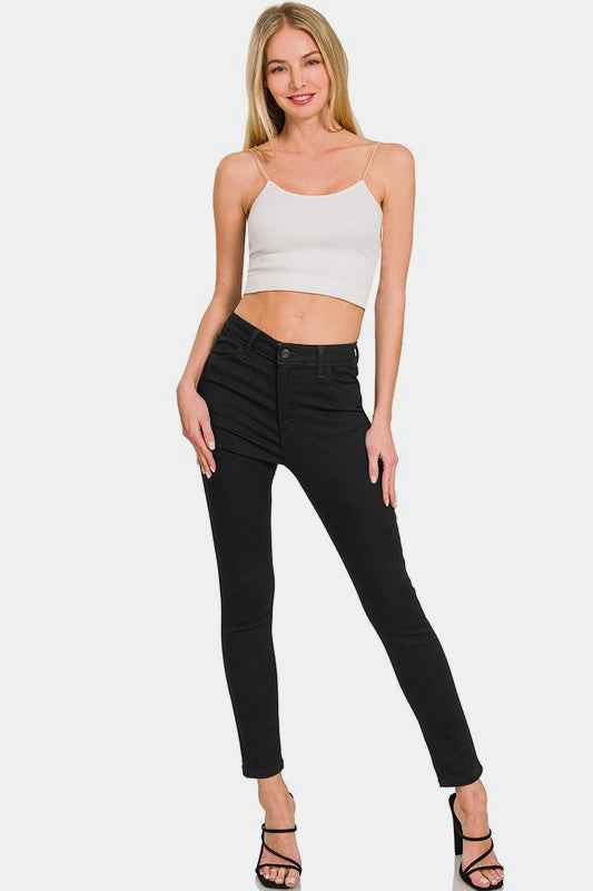 Zenana High Rise Skinny Jeans - Women's Jeans with Pockets